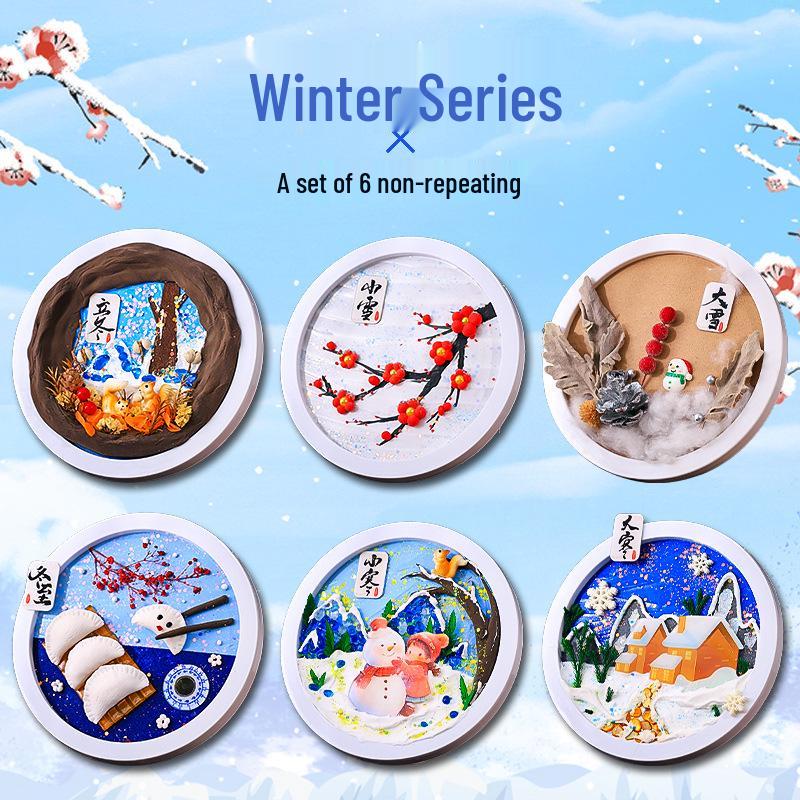 Children's DIY Creative Plate Painting Kit - Shell Design Ornaments