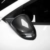 For Chevrolet Trax  2024 Car Sticker Rearview Side Mirror Cover Wing Cap Exterior Door Rear View Case Trim Carbon Fiber Look