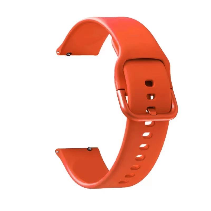 For Samsung Galaxy Active 2 40mm 44mm Smartklokkereim Silikon 20mm Sportsarmbånd For Galaxy Watch 42mm/3 41mm/Gear S2 Reim