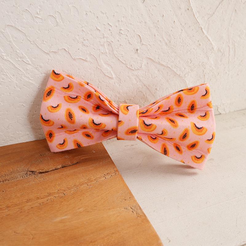 Pink Sweet Papaya Pet Bow Tie Collar for Teddy - UBT-183 S