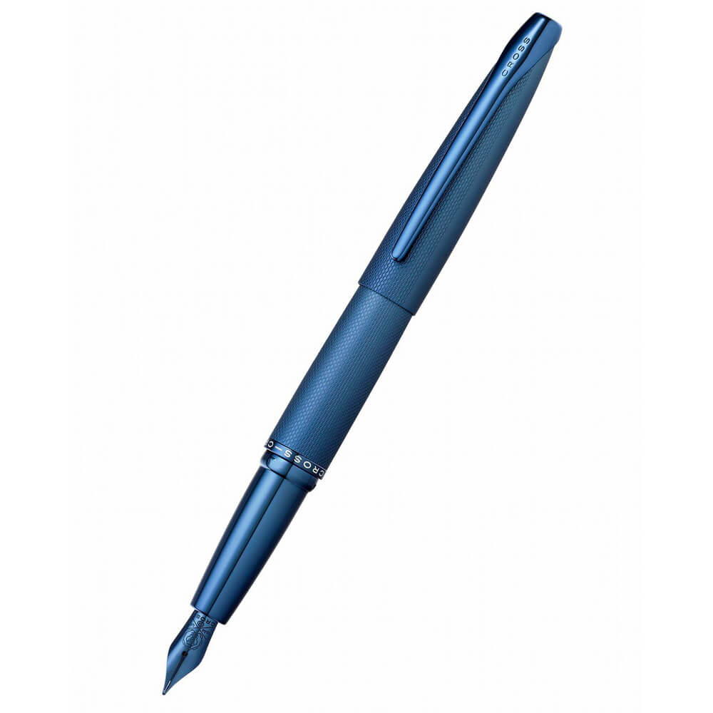 Cross Cross ATX Sandblast Fountain Pen (Dark Blue)