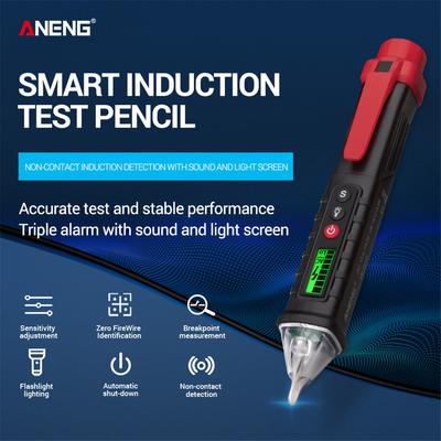 ANENG VC1010 Non-Contact AC Voltage Tester with Variable Sensitivity 12V-1000V Dual Range