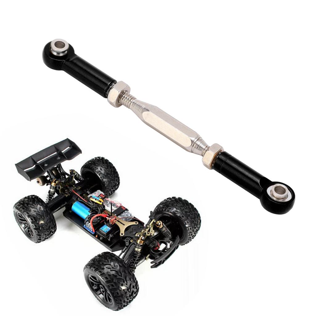 RC Servo Link Pull Rod Metal Steering Tie Rod for JLB 1Celsius10 RC Truck Cars