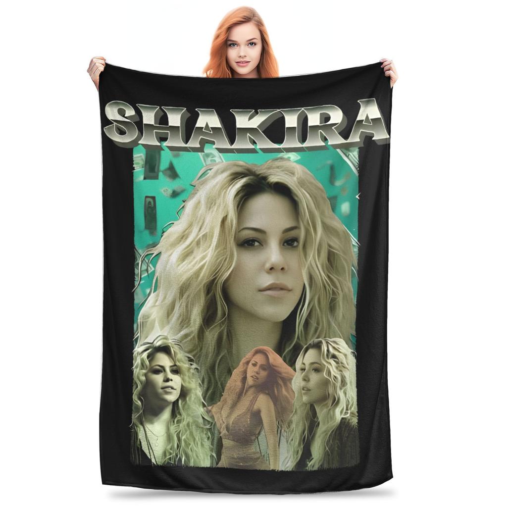 Coperte in Pile Shakira Tour 2025 Coperte per Casa Ufficio Copriletto Super Caldo