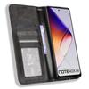 For Infinix Note 40X 5G X6838 Leather Case Wallet Stand Retro Texture Phone Cover