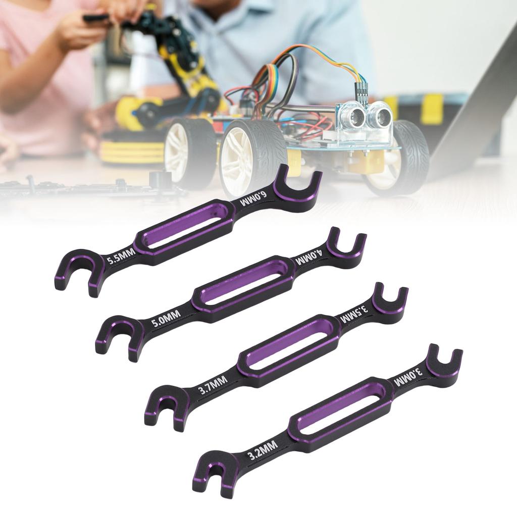 4 Pcs RC Wrench 3.0 3.2 3.5 3.7 4.0 5.0 5.5 6.0mm Turnbuckle Nut   Joint Remover RC   Repair Tool for RC Crawler Car Boat