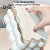 Tissue Box Storage Holder Large Capacity Spring Design Easy To Use Luxury Home Tissue Paper Organizer Desktop Decor