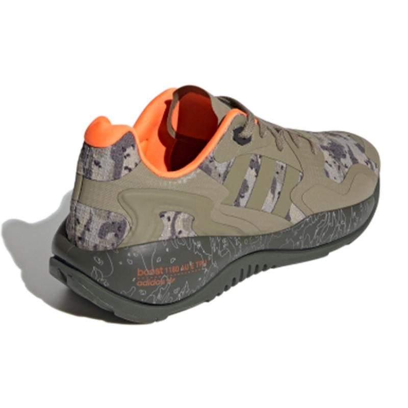 Adidas Zx Alkyne Shoes 'Green Gray Orange' Sneakers GZ8914