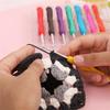 A25F-Crochet Hooks Set DIY Crochet Needles Yarn Weave Kits For Knitting Gloves And Sweaters