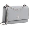 Calvin Klein Minimalist Metal Buckle Chain Flap Crossbody Bag Women Shoulder Bag Gray Blue DH2806-PC6