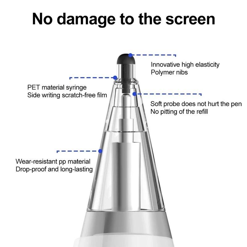 Per Huawei M-Pencil 2 3 2/3 Generazione Punta di Ricambio Liscia per Matita Stilo Touch Screen con Scatola di Conservazione