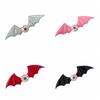 4PCS Cosplay Halloween Hairpin Resin Bat Duckbill Side Clip Punk Bat Wings Hair Clip  Festival Gifts