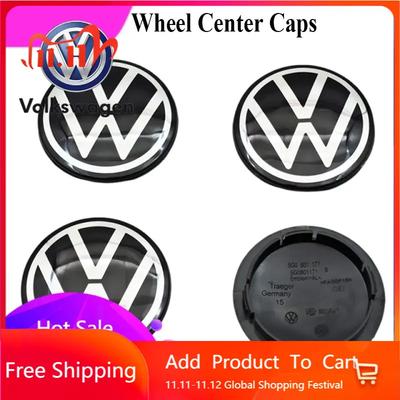 For VW Jetta MK5 Golf 20Pcs ABS 65mm Car Wheel Center Hub Caps Car Wheel Logo For Volkswagen VW Golf Passat Tiguan L EG1