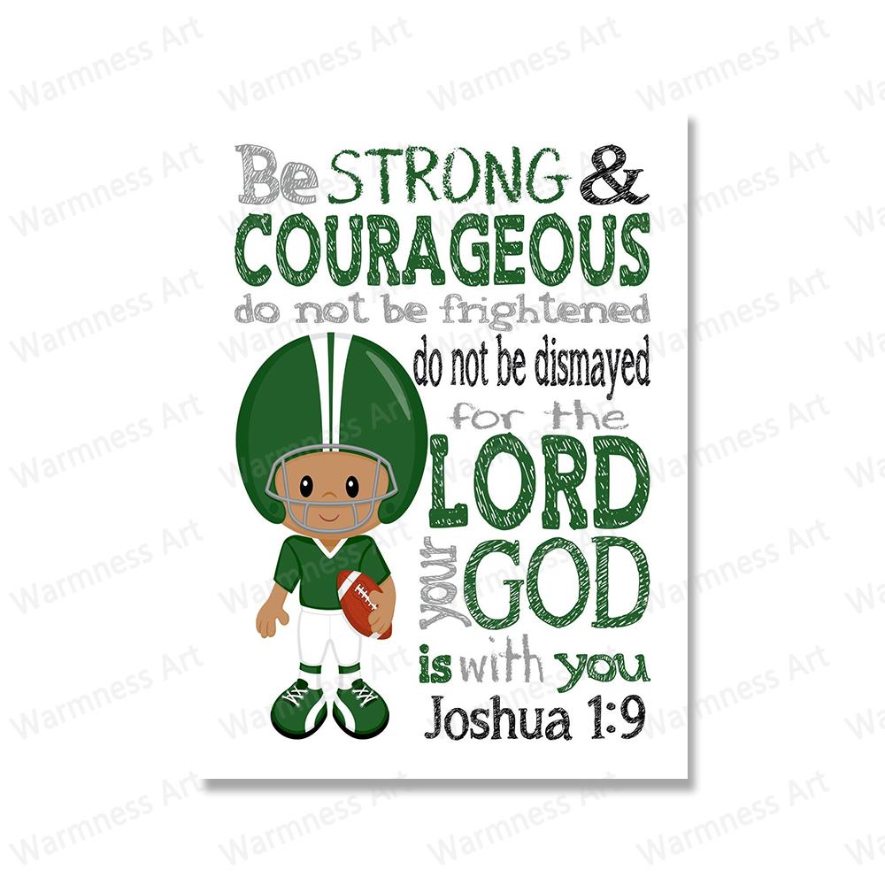 

Плакаты и принты со стихами из Библии Афроамериканский спорт Христианское настенное искусство Картина на холсте Детские картины для декора детской комнаты 21x30cm No Framed бордовый