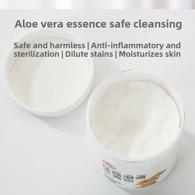 Pet Wipes 120 Pieces British Short Dog Cat Wipes Portable Pet Products Cleaning Wipe Eye Cleaning Products