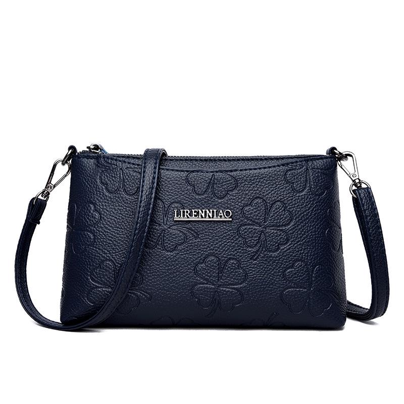 

Women s bag 2025 new trend fashion envelope bag middle-aged women s mother s messenger clothing mobile phone change clutch bag синий