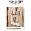 Wall Mounted Remote Control Organizer Box Space Saving TV Countertop Sorting Rack for Living Room Bedroom Hotel Room Use