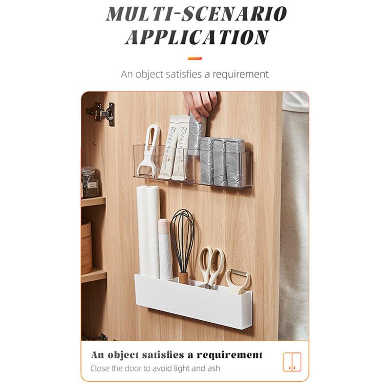 Wall Mounted Remote Control Organizer Box Space Saving TV Countertop Sorting Rack for Living Room Bedroom Hotel Room Use