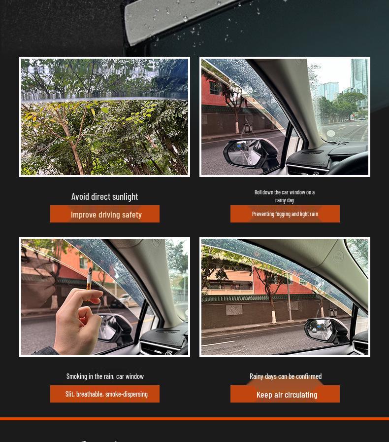 Nissan Xterra Window Visor Rain Guards and Eyebrows