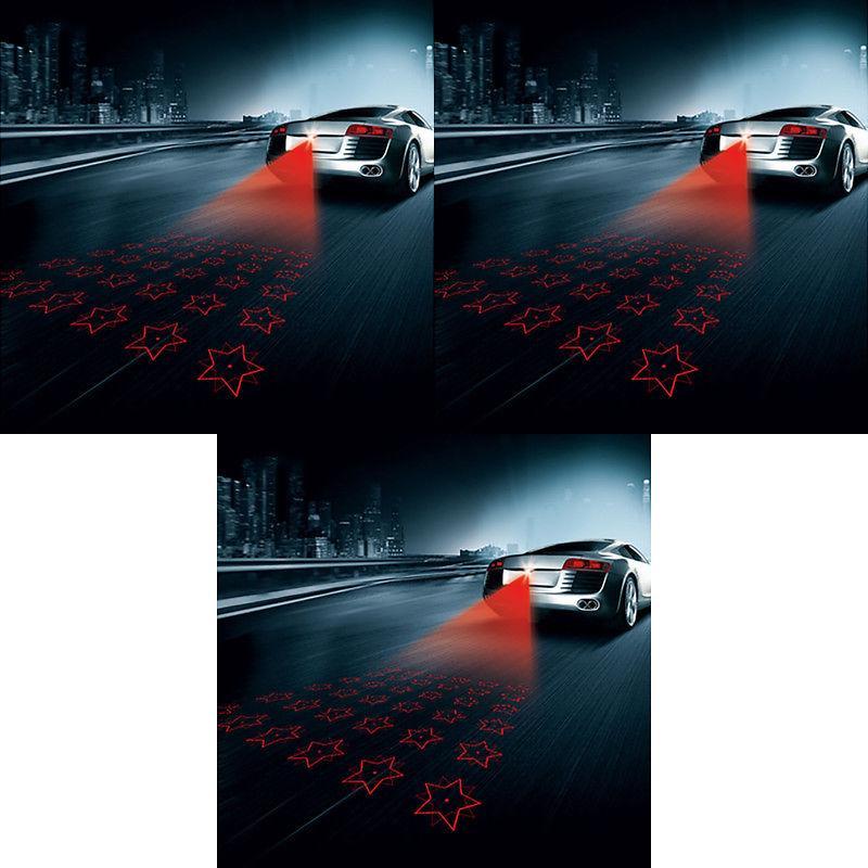 Fish And Star Pattern Car Motorcycle Laser Light With High-quality Anti-fog Signal