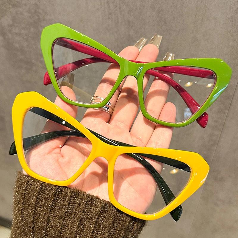 Vintage Cat Eye lesebriller Anti Blått lys blokkerende Presbyopi Briller Kvinner For Kvinnelig Luksusmerke Designer Briller
