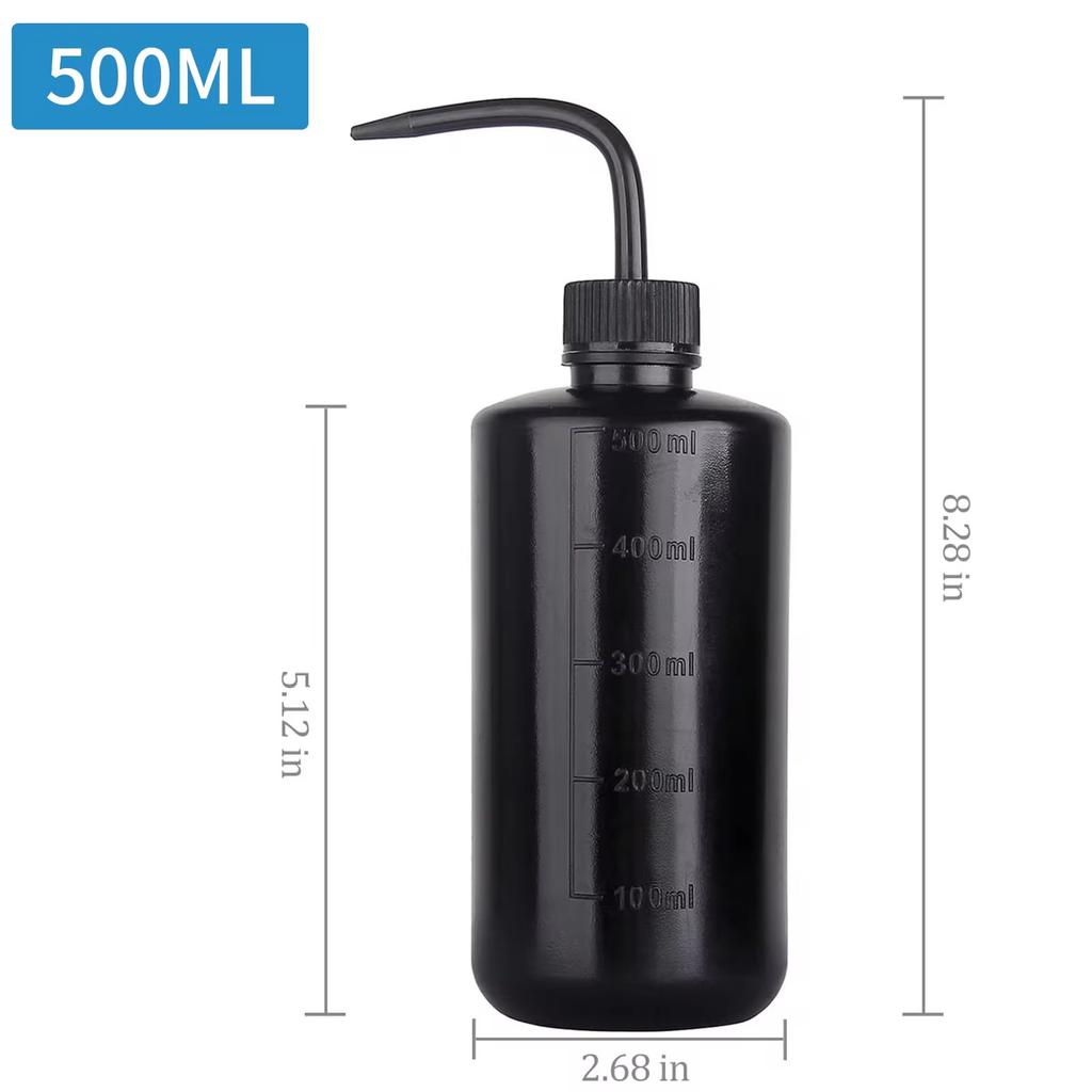 250/500ml Tattoo Spray Bottle High-quality Professional Plastic Tattoo Spray Bottle Black White Tattoo Accessories Tattoo Bottle