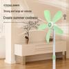 Quiet Small Electric Floor Fan with Soft Blades for Bedroom, Dorm, or Rental