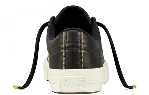 Converse One Star Ox Shoes 'Black/White' Leather 159701C