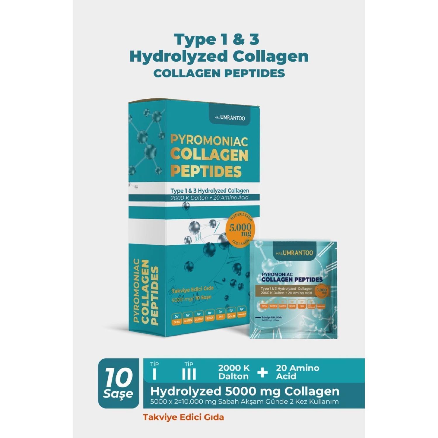 

10 Sae 100 %pure And Hydrolyized Collagen Type1 And Type3