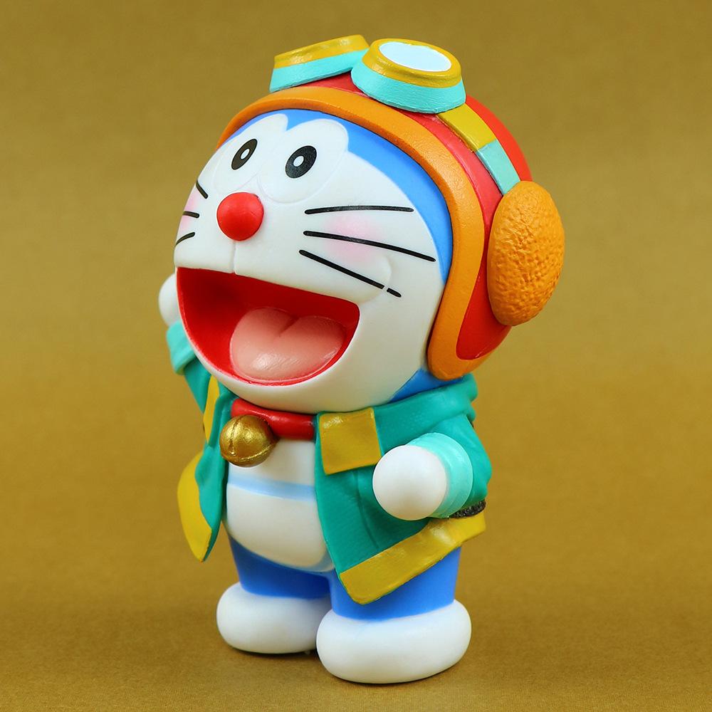 Anime Doraemon Action Figure Ornament Cute Desktop Decoration Charm Toys Kawaii Model Doll Children Friends Xmas Gift