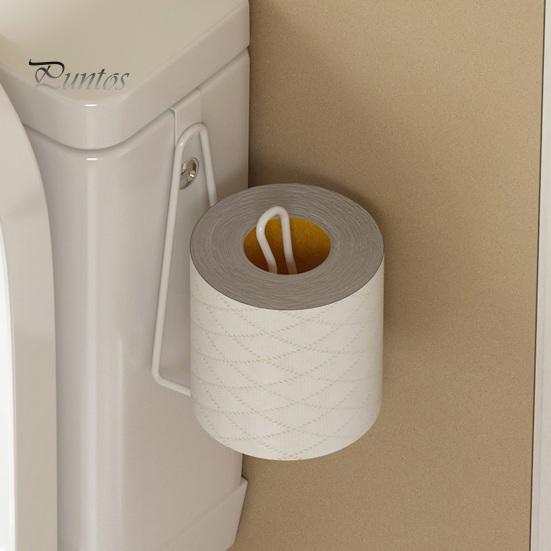No Drill Adhesive Paper Organizer Toilet Roll Holder, Stainless Steel Heavy Duty Rustproof Kitchen Towel Storage Rack, Wall Mount Stand for
