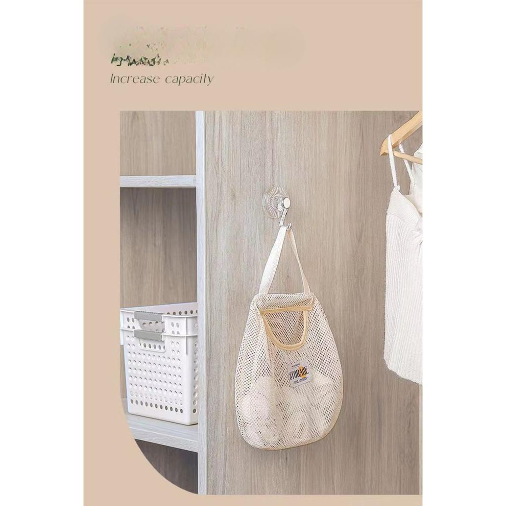 Hängetasche zur Sockenaufbewahrung im japanischen Stil, Art der Kleiderschrankaufhängung, Organisationstasche für Unterwäsche, Wandbehang für Schlafsäle ohne Perforation