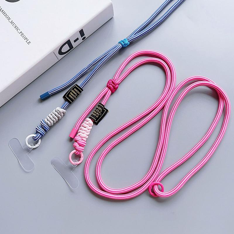 

Регулируемая цветная цепочка для телефона, длинная подвесная веревка, сумка, украшение, брелки, брелок для iPhone, универсальное мобильное устройство Android