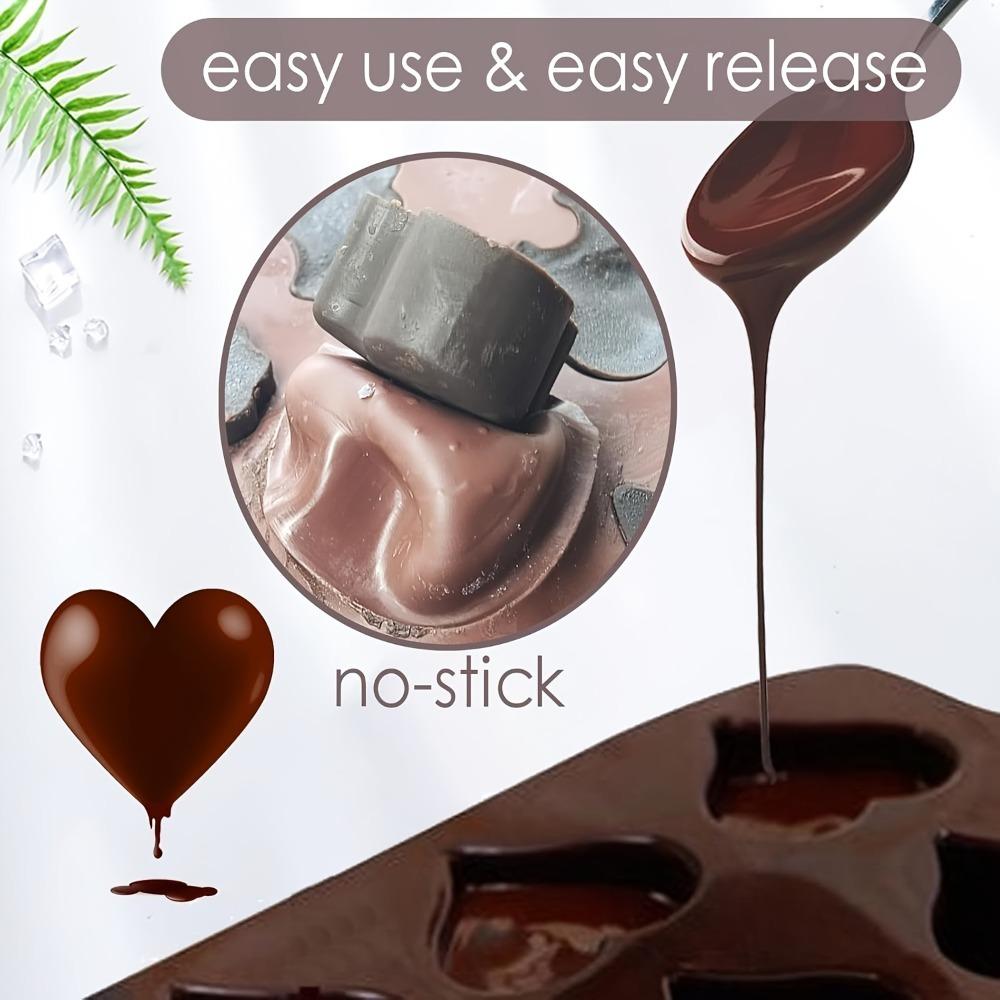 Silicone Christmas Chocolate Mold Multi-Use Candy Gummy Jelly Ice Cube Gingerbread Santa Bell Holly Shapes Reusable