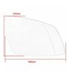 Heated Rearview Mirror Lens for BMW 5/6/7 Series E60 E61 F07 F10 Replacement