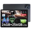 Enhanced Android 15 24GB RAM 256GB ROM Up To 1920x1200 FHD Large 8000mAh 18W Fast Widevine L1 T615 4G LTE WiFi 6 Face Recognition [2025 Edition]