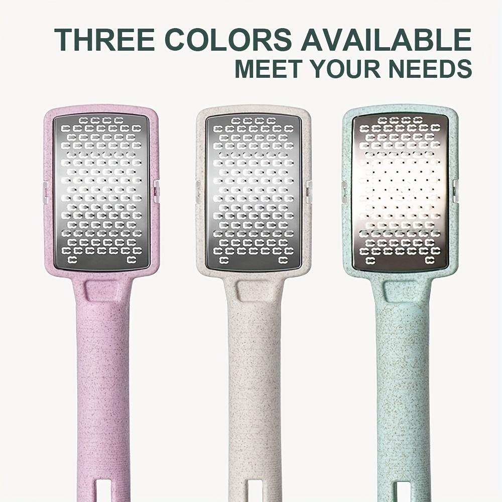 1pc Stainless Steel Pedicure Foot File, Handheld Foot Scrubber, Easy to Remove Callus Dead and Hard Skin for Both Wet and Dry Feet - Foot Care Tool