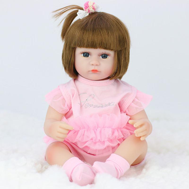 42cm hračka celotělová silikonová vodotěsná hračka do vany Populární panenky Reborn pro batolata Bebe Doll Reborn Lifelike Soft Touch