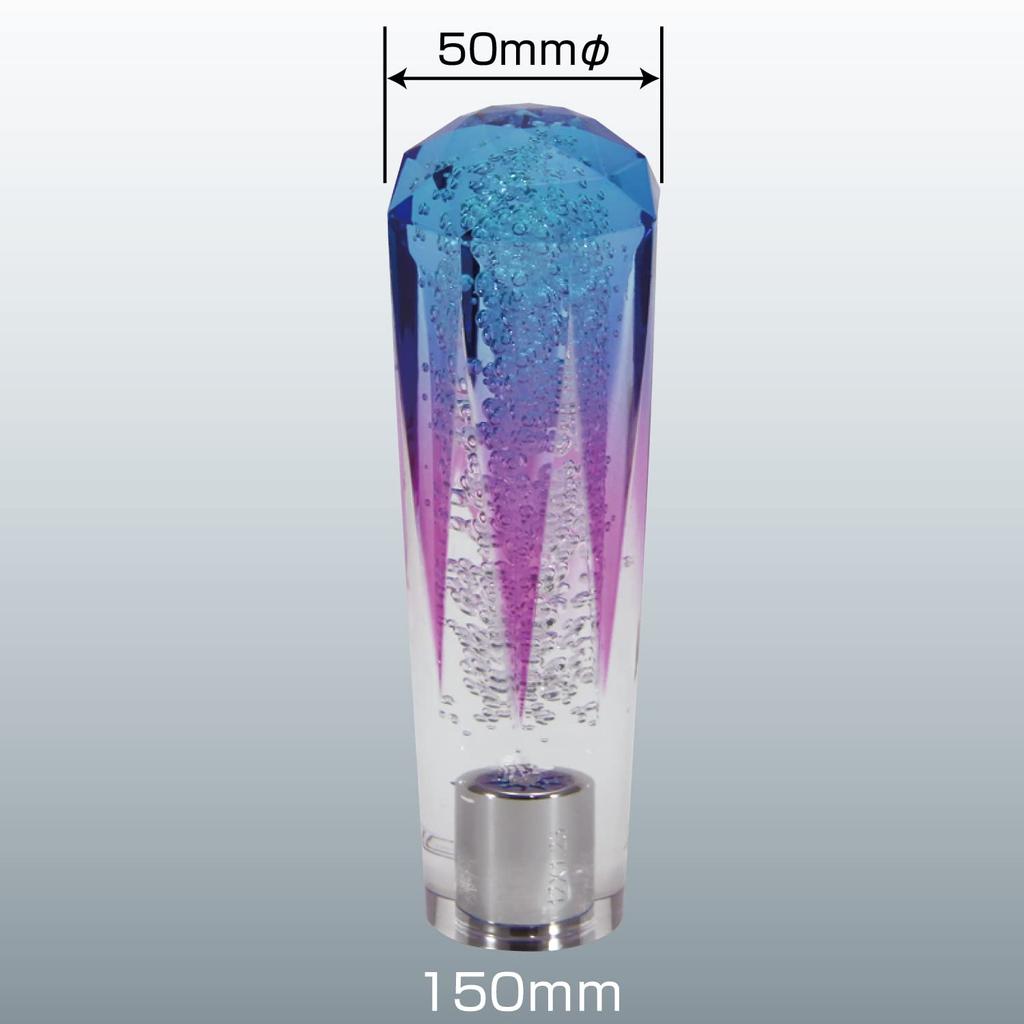 JET INOUE Foam Diamond 561662 Shift Knob 8-Point Knob, 150L, 12x1.25, Gradation,