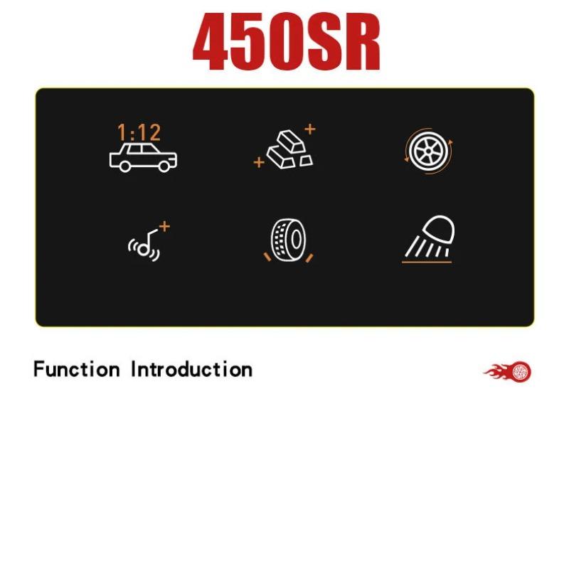 1/12 CFMOTO 450SR Alloy Die Cast Motorcycle Model Vehicle Collection Sound and Light Off Road Autocycle Toys Car