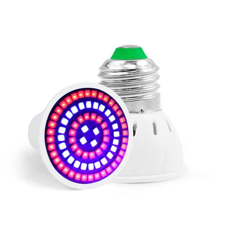 Led Grow Bulb 220V E27 60 80LEDs Full Spectrum LED Plant Greenhouse Hydroponic Growth Light Indoor Plant Phyto Flower Lamp
