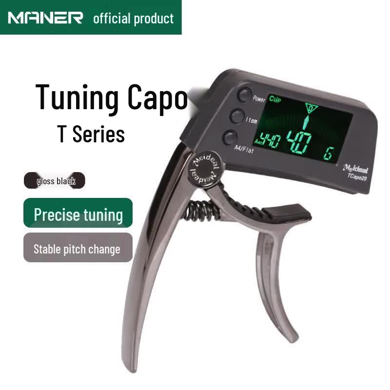 Universal Guitar Tuner and Capo Combo