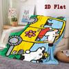 Messi Mouse 2D Flat Pattern Flannel Blanket High quality All Seasons Warmth and Comfort Perfect for Christmas Gifts.DMT0925391