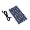 2W Solar Panel Water Proof Polycrystalline Silicon Solar Panel Charger with Type C Interface for Outdoor Garden Lights