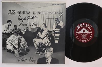 LP Record PUNCH MILLER MUTT CAREY  Jazz New Orleans Volume 2 MG12050 SAVOY 1955 US Jazz Used