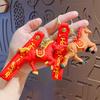 Creative New Horse Success Doll Cartoon Keychain Pendant Car Key Chain Bag Pendant Gift
