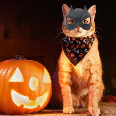 1-10 Stück Haustier Halloween Maske Kostüm Set Avengers Cosplay Outfit für Katzen Hunde Partyzubehör Lustige Halloween Dekoration Geschenk