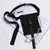 Punk Hip Hop Techwear Stil Bauchtasche Mit Kette Für Damen Street Fashion Gürteltasche Multifunktionale Taktische Hüfttasche