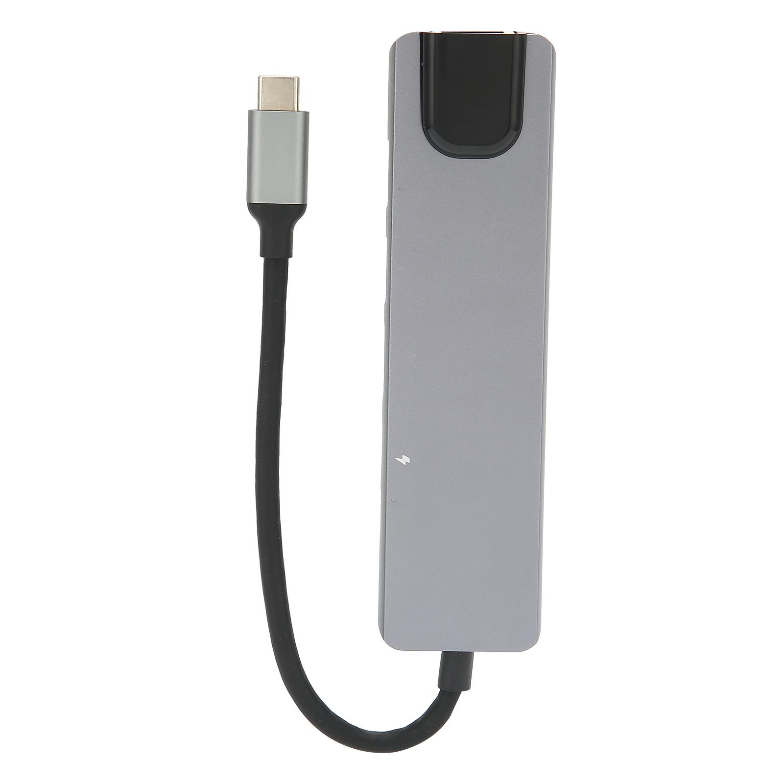 

Док-станция 6 в 1 TypeC для мультимедийного интерфейса высокой четкости USB3.0 PD, док-станция расширения для