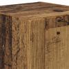 Wall Mounted TV Cabinet Reclaimed Wood Look 30 X 31 X 40 Cm Engineered Wood
